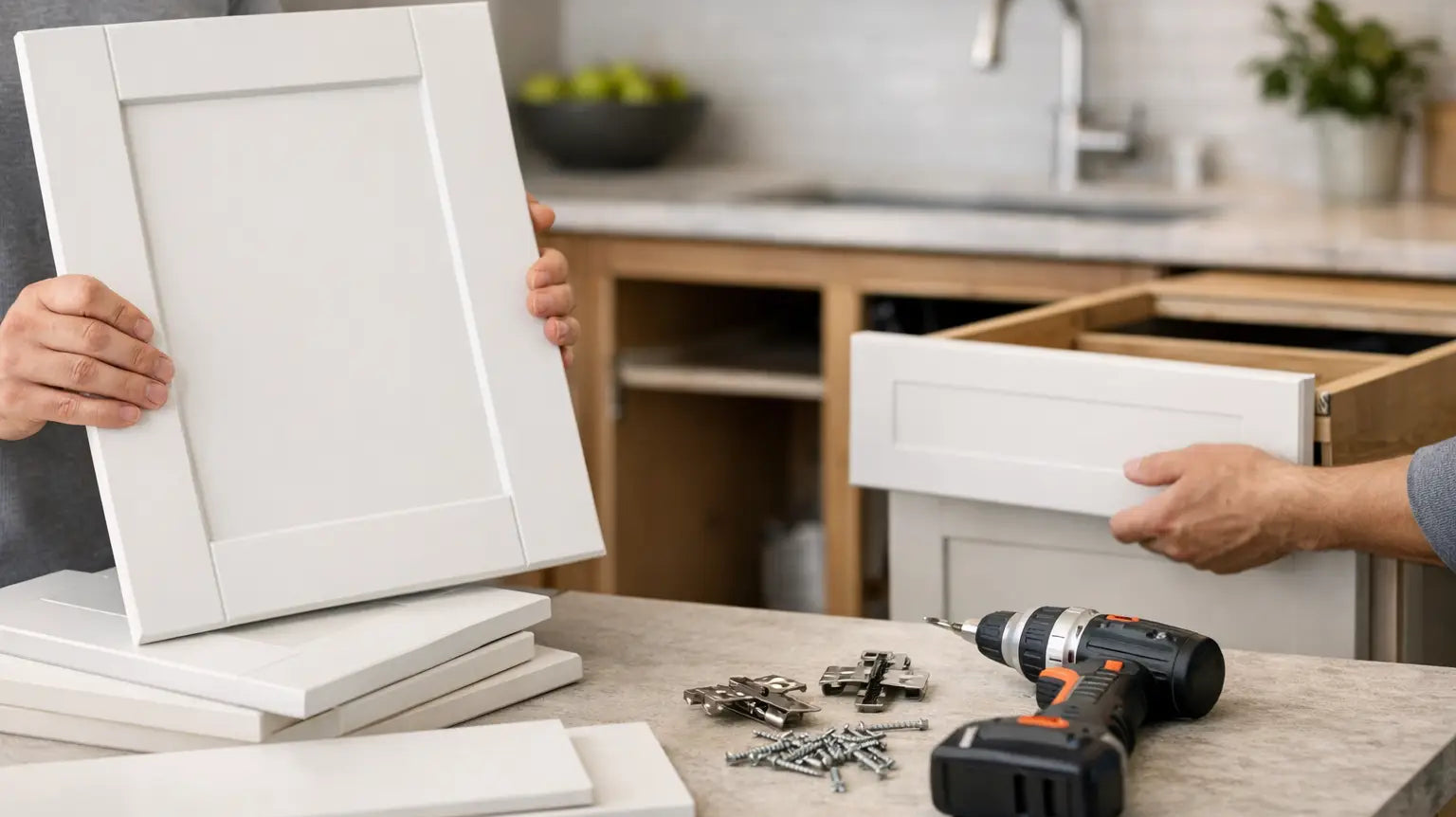 How to Replace Cabinet Doors and Drawer Fronts