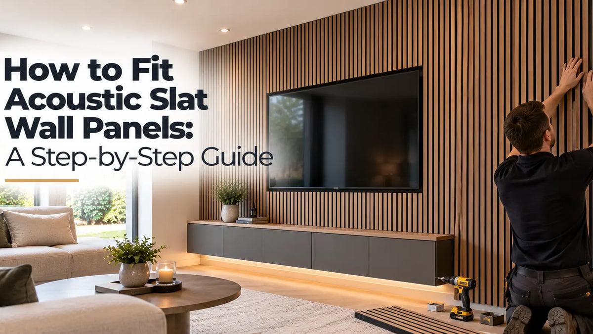 How to Fit Acoustic Slat Wall Panels: A Step-by-Step Guide