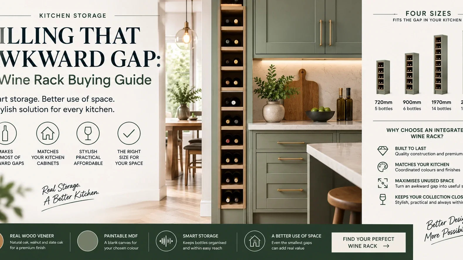 Filling That Awkward Kitchen Gap: A Wine Rack Buying Guide | Aspin Collins