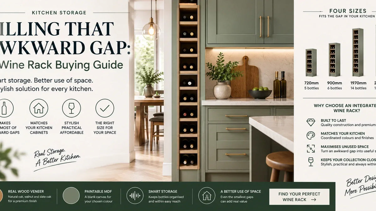 Filling That Awkward Kitchen Gap: A Wine Rack Buying Guide | Aspin Collins