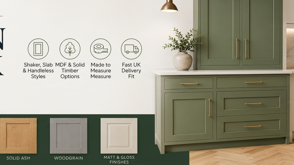 Replacement Kitchen Doors UK | Compare Ranges & Buy | Aspin Collins