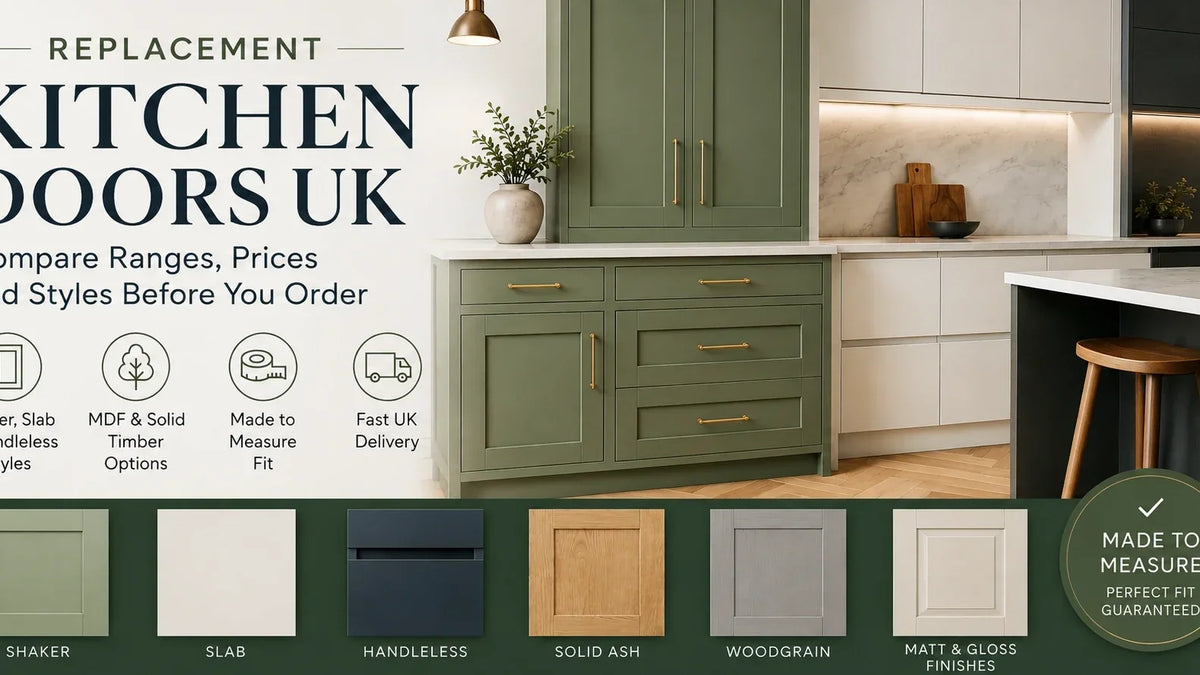 Replacement Kitchen Doors UK: Compare Ranges, Prices and Styles Before You Order