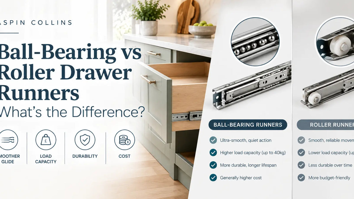 Ball-Bearing vs Roller Drawer Runners: What's the Difference