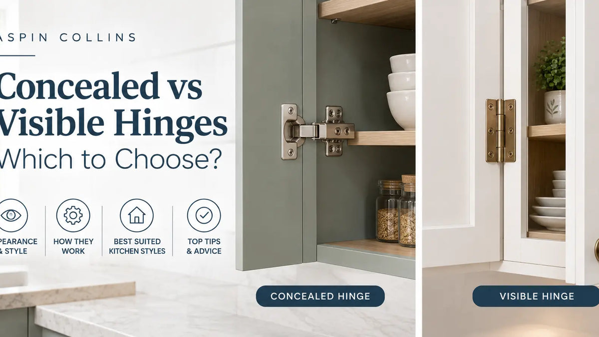 Concealed vs Visible Hinges: Which to Choose