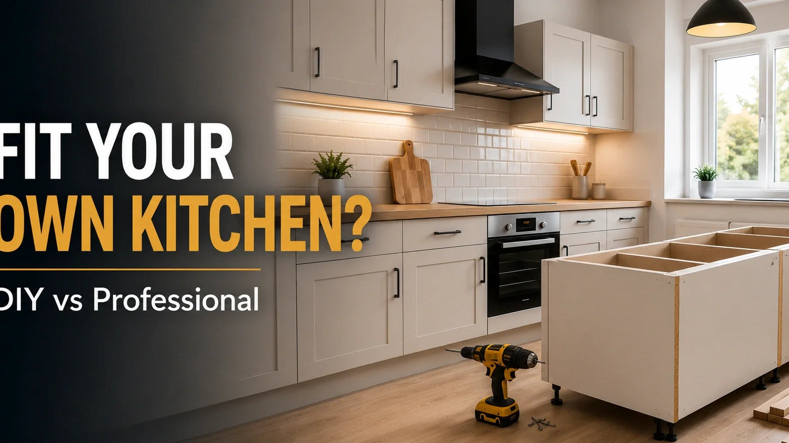 Fit Your Own Kitchen or Hire a Fitter? Honest Guide | Aspin Collins