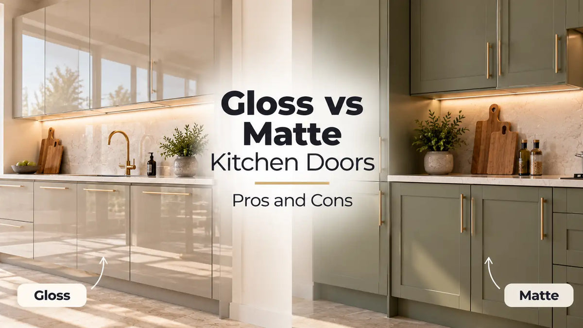 Gloss vs Matte Kitchen Doors: Pros and Cons