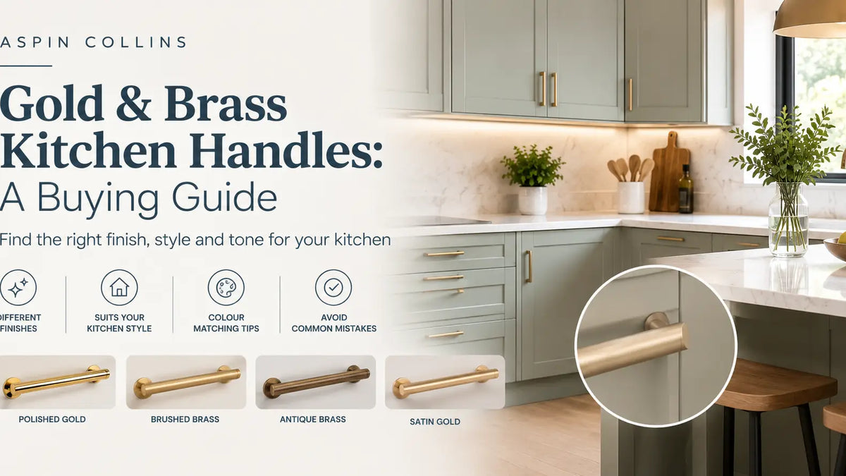 Gold & Brass Kitchen Handles: A Buying Guide