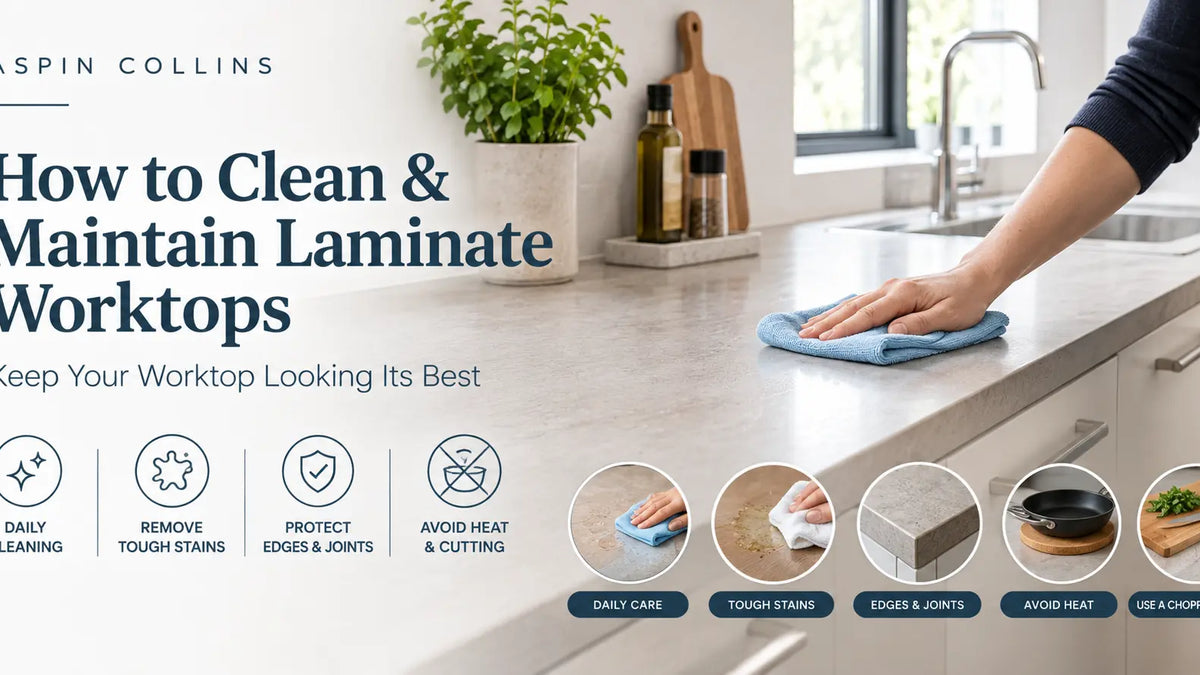 How to Clean & Maintain Laminate Worktops
