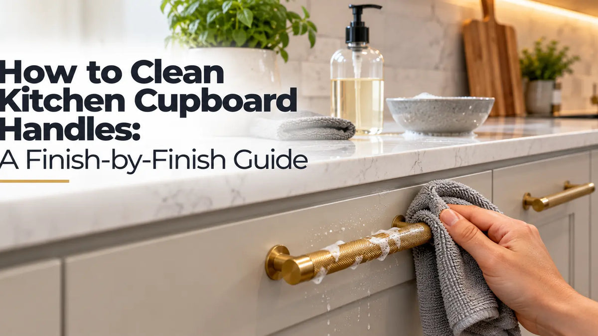 How to Clean Kitchen Cupboard Handles: A Finish-by-Finish Guide