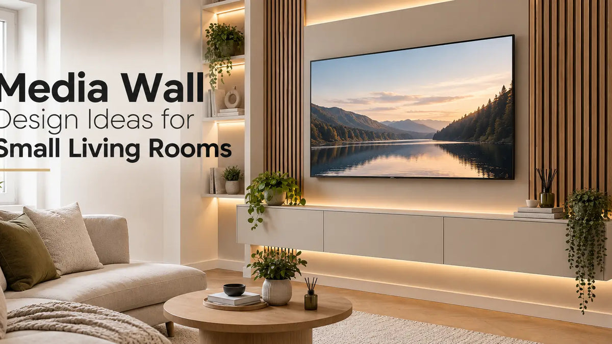 Media Wall Design Ideas for Small Living Rooms | Aspin Collins