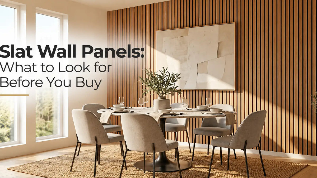 Slat Wall Panels: What to Look for Before You Buy