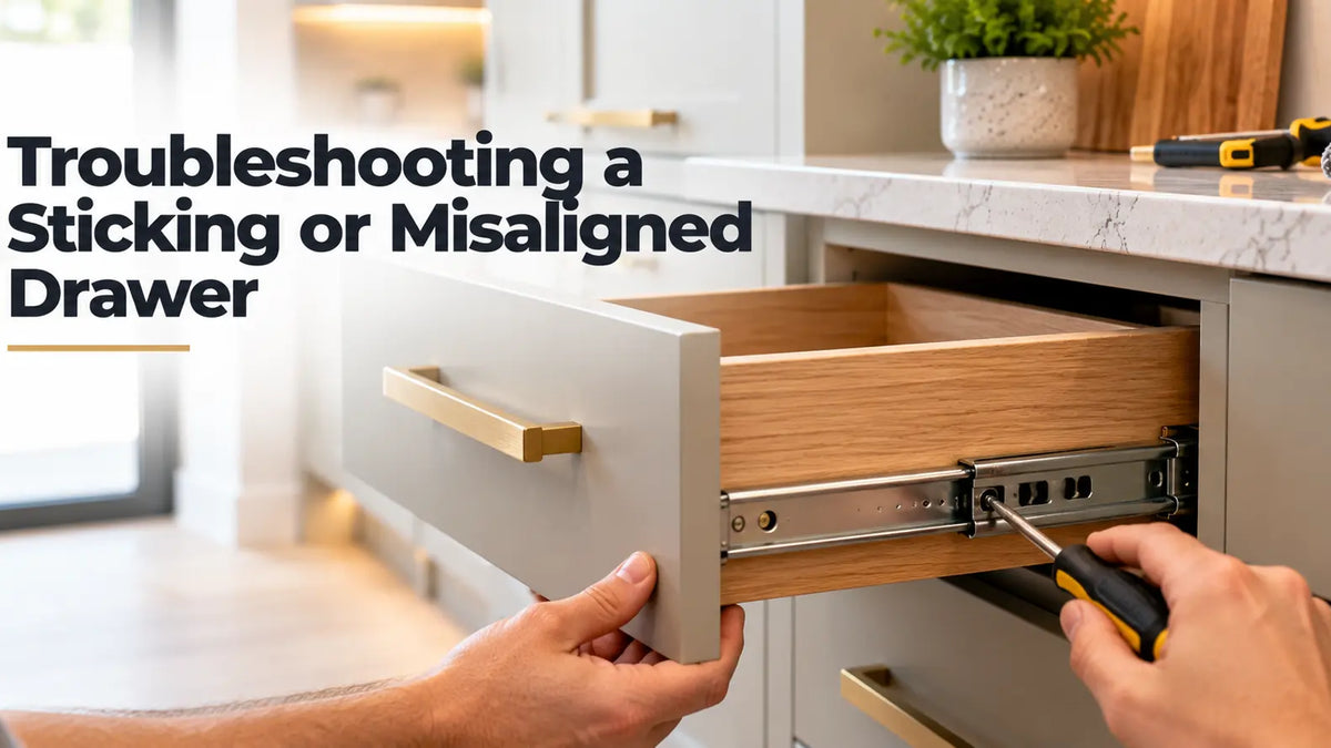 Troubleshooting a Sticking or Misaligned Drawer