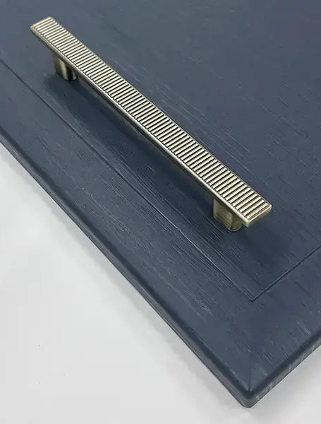Lined T Bar Handle | Gold, Anthracite & Antique Brass | Aspin Collins