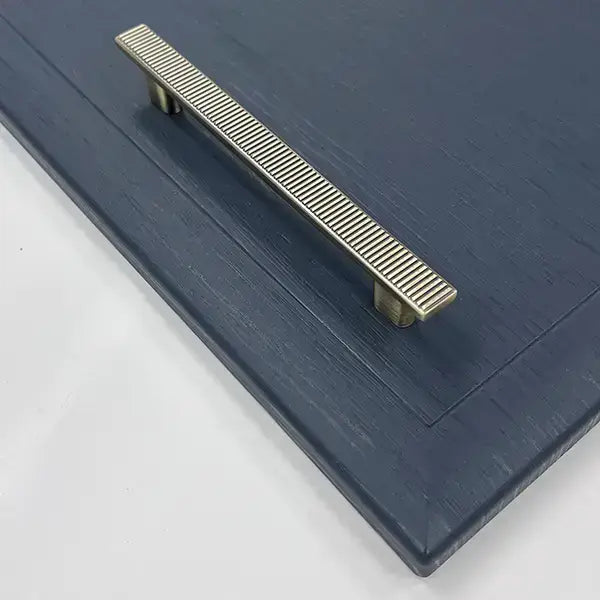 Lined T Bar Handle | Gold, Anthracite & Antique Brass | Aspin Collins