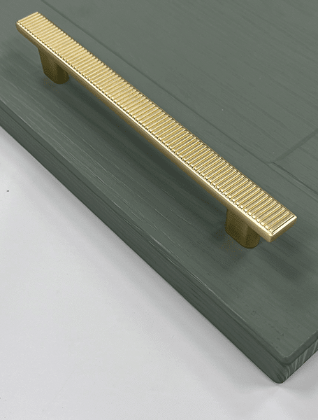 Lined T Bar Handle | Gold, Anthracite & Antique Brass | Aspin Collins