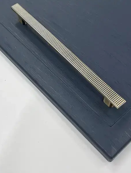 Lined T Bar Handle | Gold, Anthracite & Antique Brass | Aspin Collins