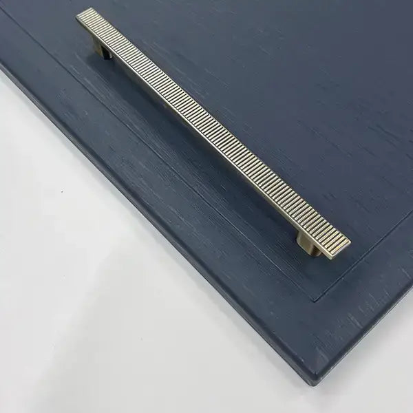 Lined T Bar Handle | Gold, Anthracite & Antique Brass | Aspin Collins