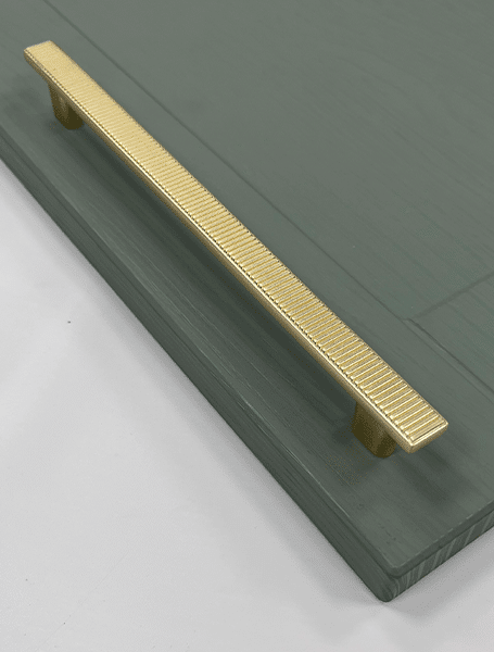 Lined T Bar Handle | Gold, Anthracite & Antique Brass | Aspin Collins