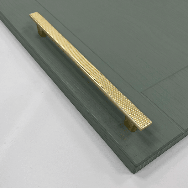 Lined T Bar Handle | Gold, Anthracite & Antique Brass | Aspin Collins