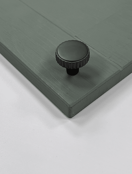 Lined Knob & Backplate Handle – Eton | Antique Brass / Anthracite / Gold | Aspin Collins