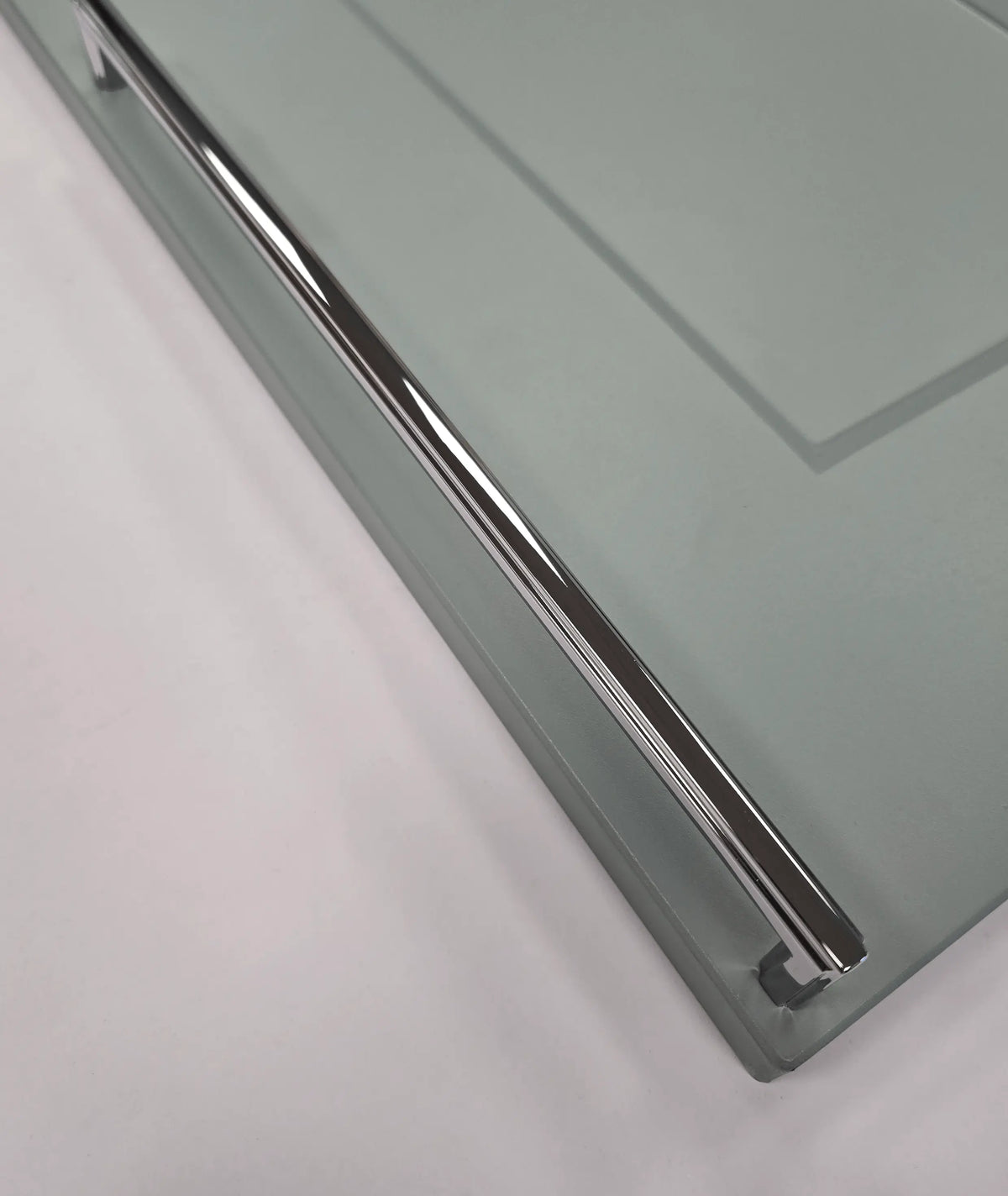 Thornbury Slim D-Handle with Matching Knob | Chrome | Aspin Collins