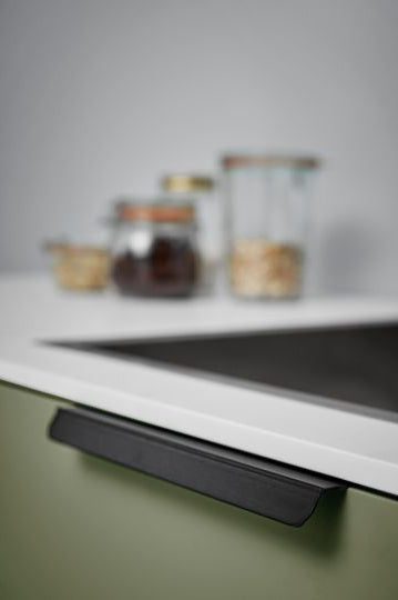 Accent - Edge Mount Profile Handle | Brushed Matt Black | Aspin Collins