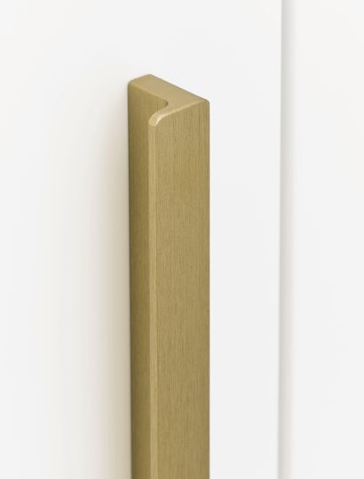 Elan - Slim Full-Height Handle & Knob | Brass, Black or Inox | Aspin Collins