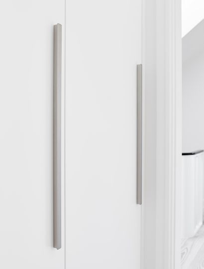 Elan - Slim Full-Height Handle & Knob | Brass, Black or Inox | Aspin Collins