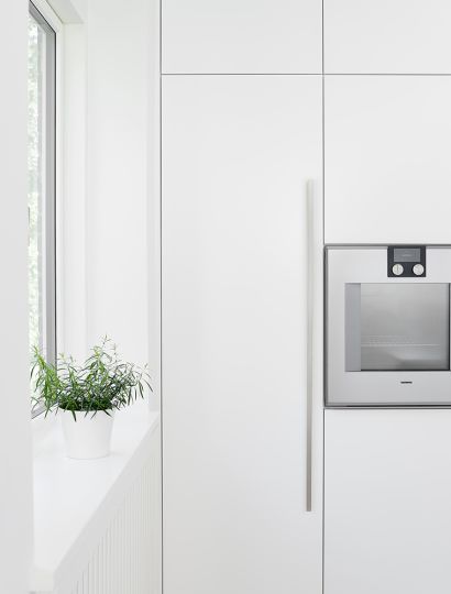 Elan - Slim Full-Height Handle & Knob | Brass, Black or Inox | Aspin Collins