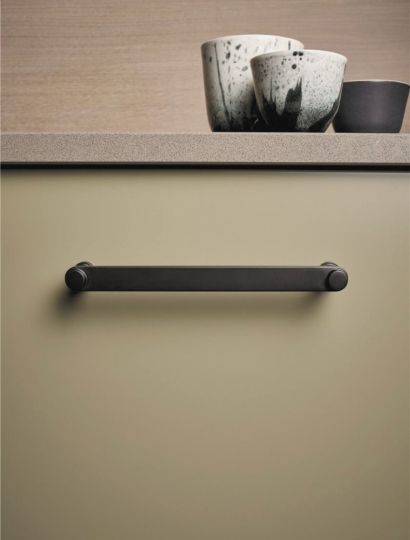 Pillar Handle - Matt Black | Geometric Design | Aspin Collins