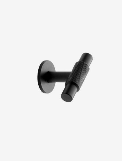 Manor 2 - Knurled Diamond Handle & T-Knob | Brass, Gold, Inox or Black | Aspin Collins