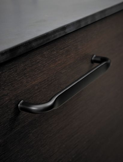 Gate - Blacksmith Forged Bar Handle & Knob | Brass, Inox or Black | Aspin Collins