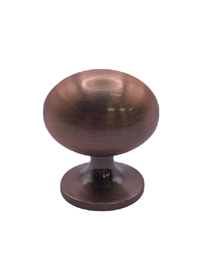 Brushed Knob Handle – Fairmont | Brushed Nickel / American Black Copper | Aspin Collins