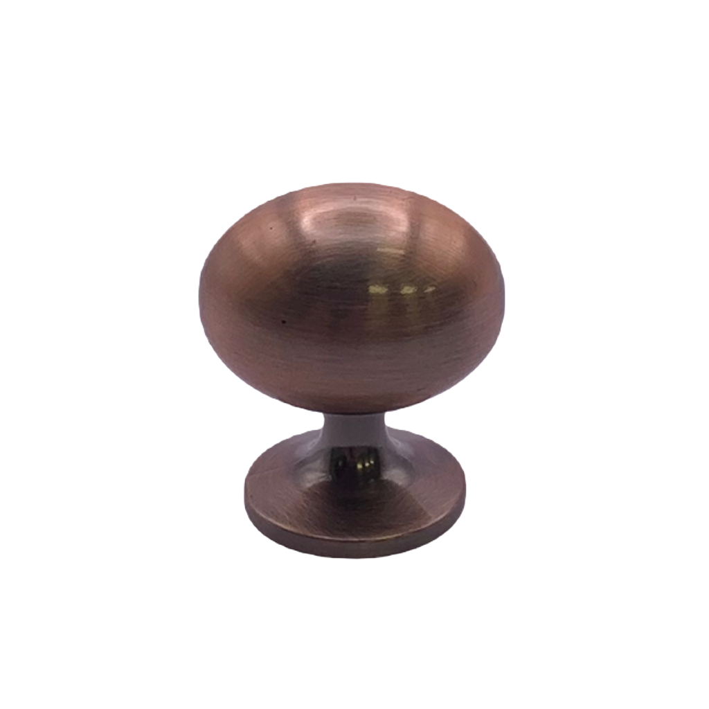 Brushed Knob Handle – Fairmont | Brushed Nickel / American Black Copper | Aspin Collins