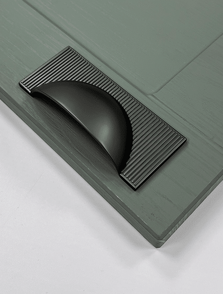 Lined Cup Handle | Sicily | Classic Cabinet Handle | Aspin Collins