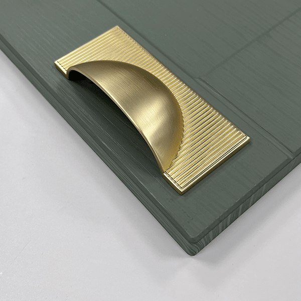 Lined Cup Handle | Sicily | Classic Cabinet Handle | Aspin Collins