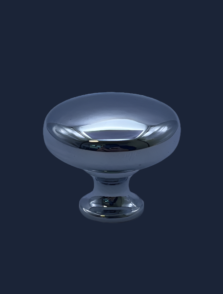 Knob Handle – Marlborough | Smooth Chrome Cabinet Knob | Aspin Collins