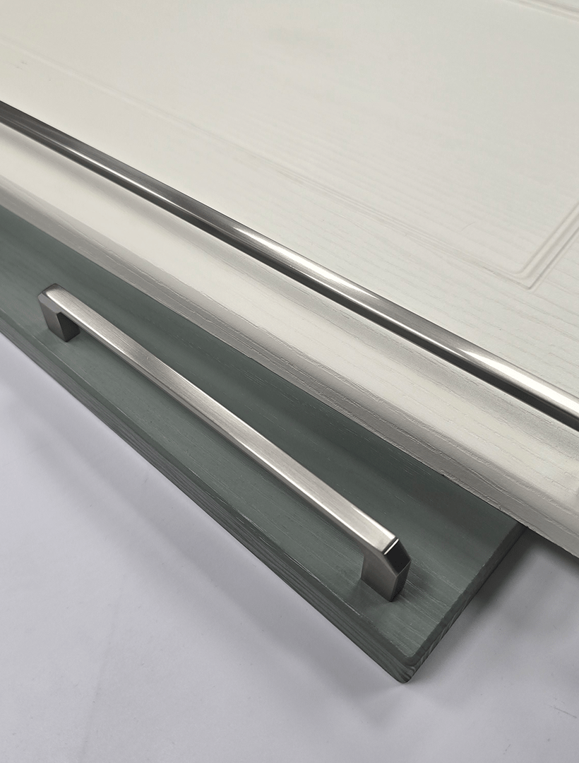 Kinloch D-Shape Cabinet Handle | Brushed Nickel | Aspin Collins