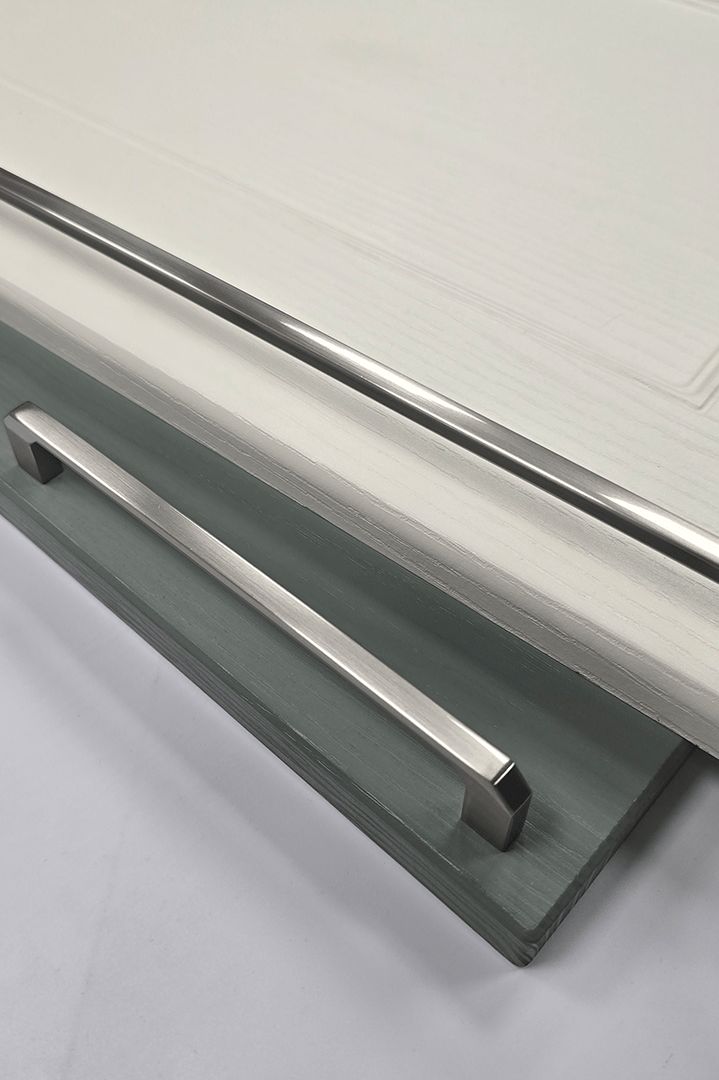 Kinloch D-Shape Cabinet Handle | Brushed Nickel | Aspin Collins