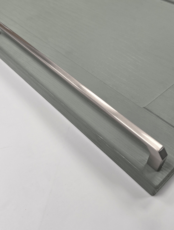 Kinloch D-Shape Cabinet Handle | Brushed Nickel | Aspin Collins