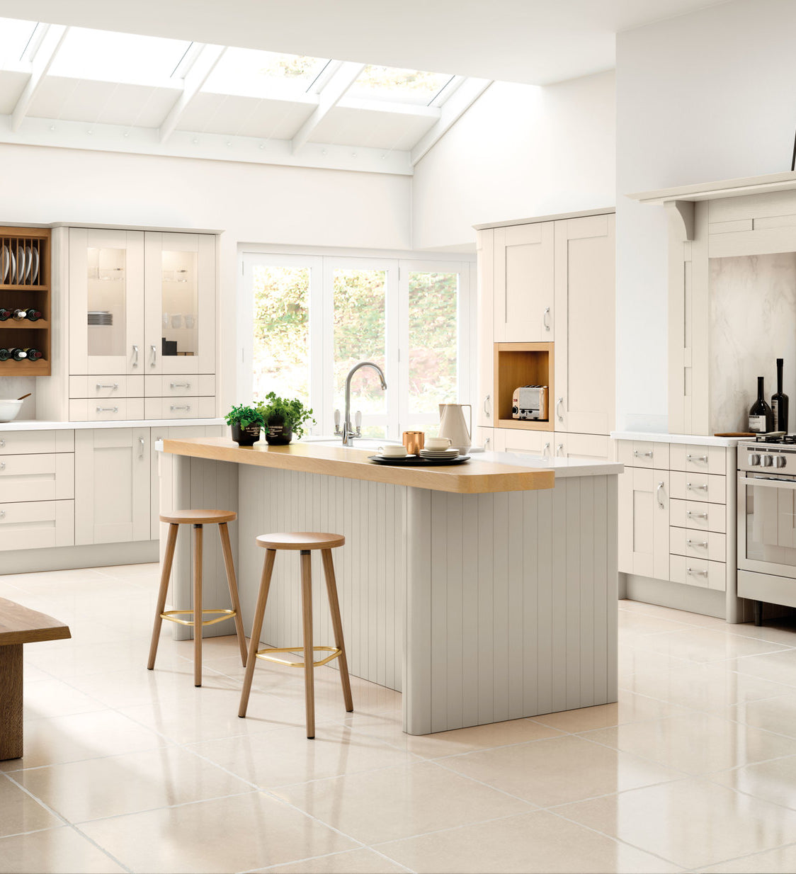 Shaker Kitchen Door - Cavallo Range - Cashmere - Aspin Collins