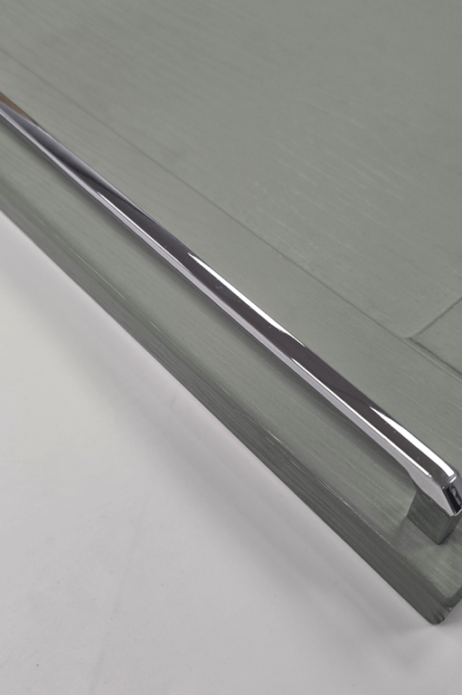 Kinloch D-Shape Cabinet Handle | Chrome | Aspin Collins