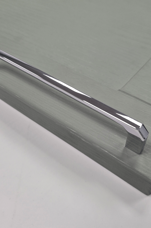 Kinloch D-Shape Cabinet Handle | Chrome | Aspin Collins