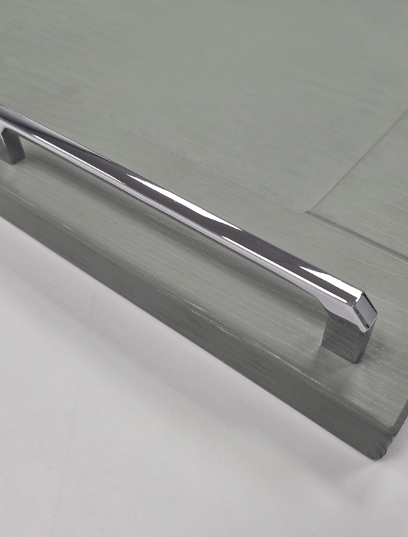 Kinloch D-Shape Cabinet Handle | Chrome | Aspin Collins