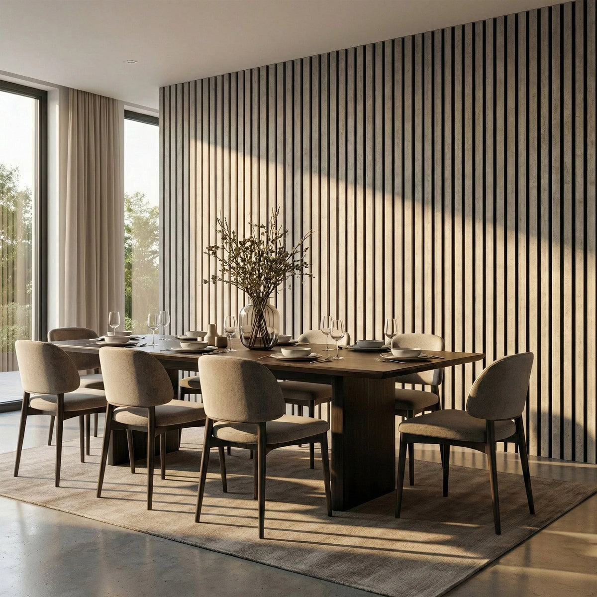 Torshavn - Standard Slat Colour Acoustic Wall Panels (Set of 2) | Aspin Collins