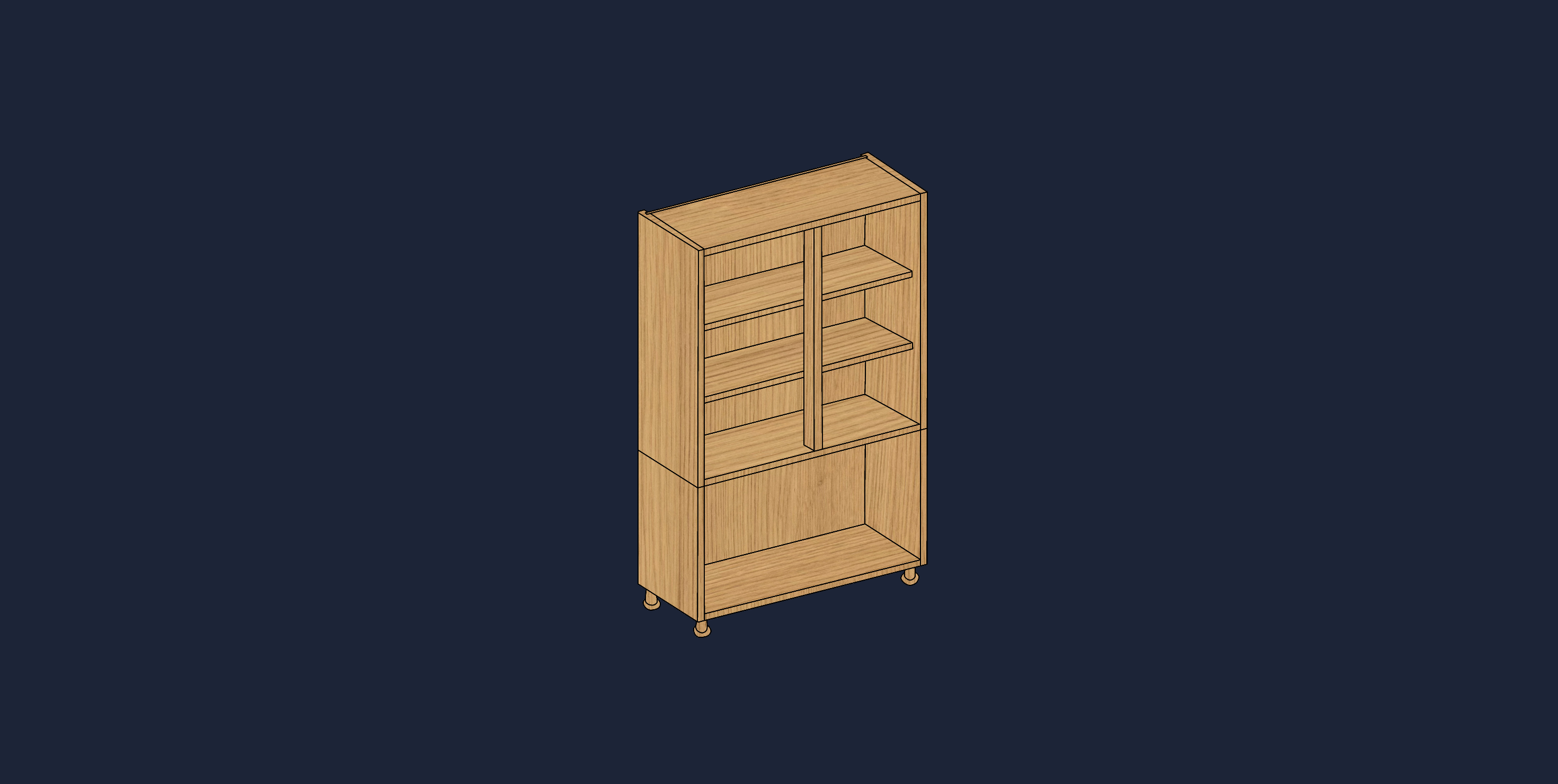 Drawer Larder Unit | 1970mm | Aspin Collins