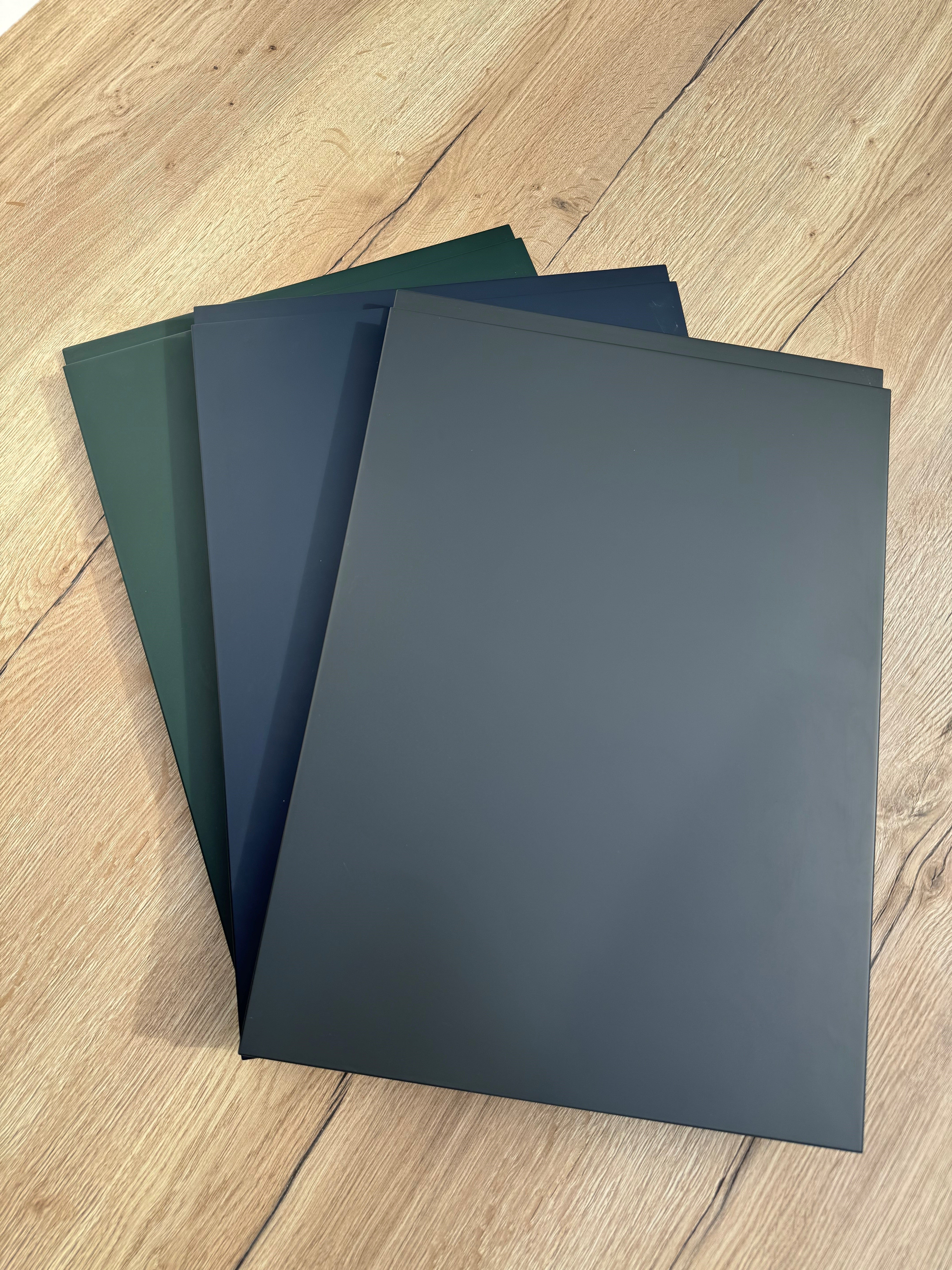 Anthracite Matt Handleless Kitchen Door | Levana | Aspin Collins