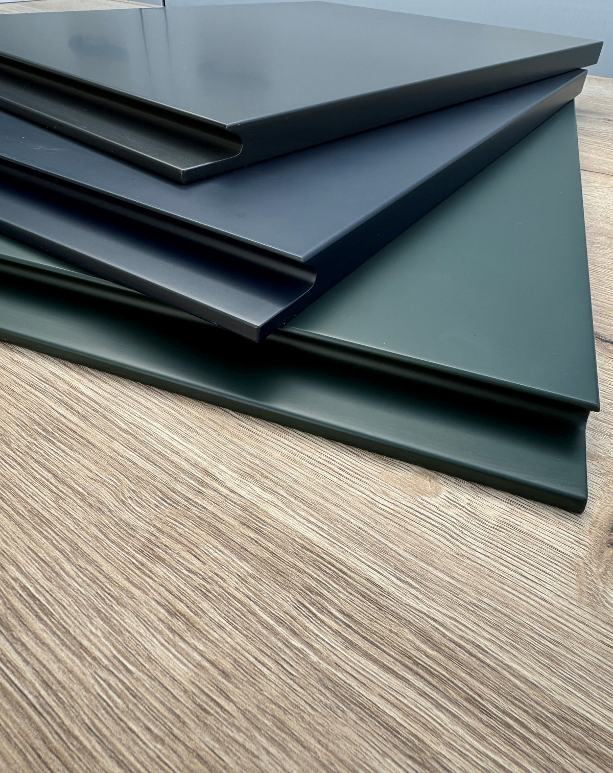 Anthracite Matt Handleless Kitchen Door | Levana | Aspin Collins