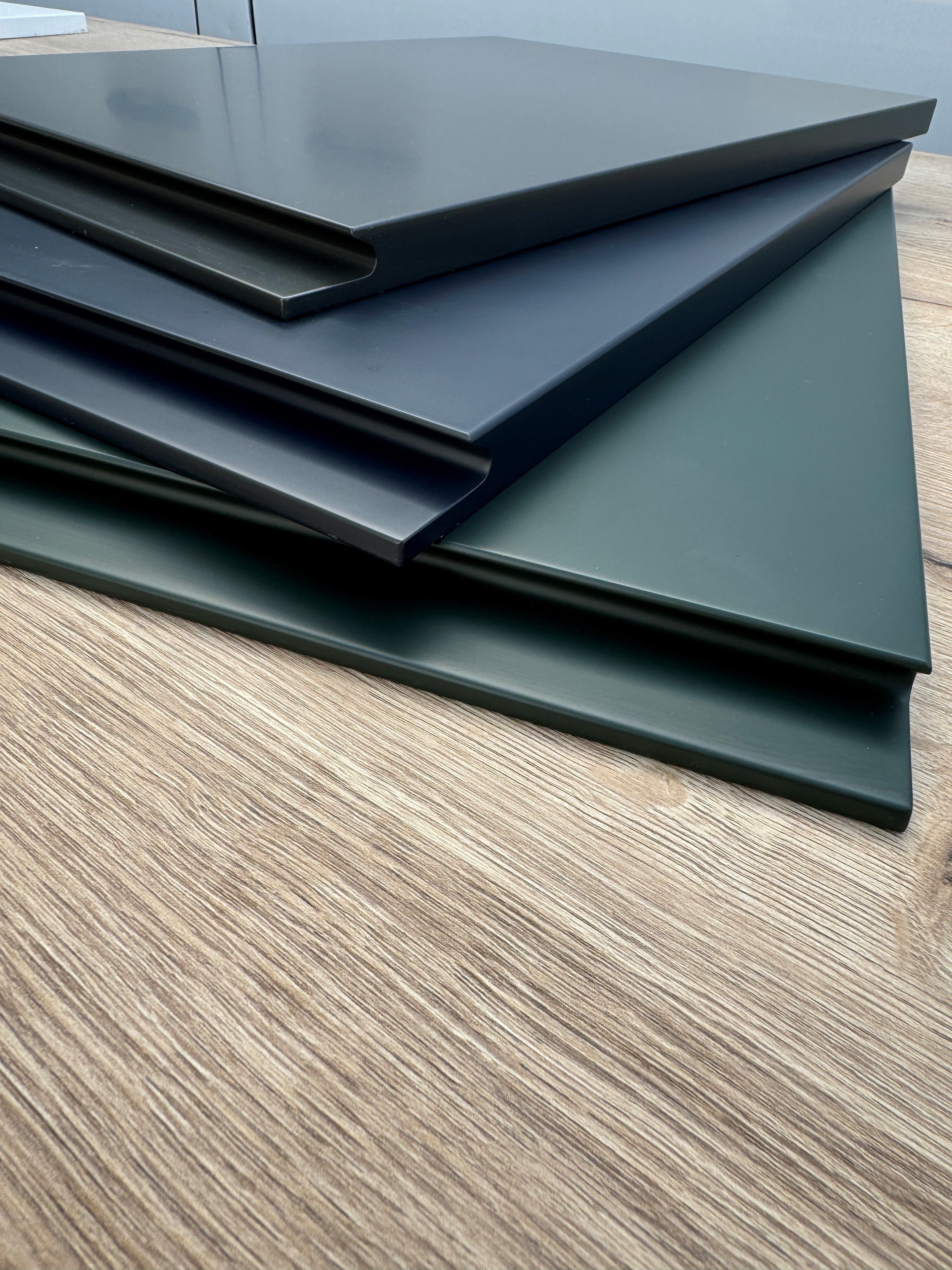 Anthracite Matt Handleless Kitchen Door | Levana | Aspin Collins