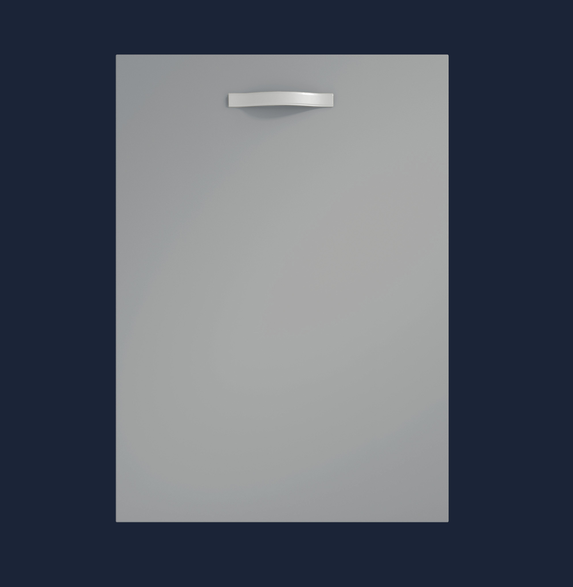 Valencia Dust Grey Matt Drawer Fronts | Contemporary Slab Kitchen Drawers | Aspin Collins